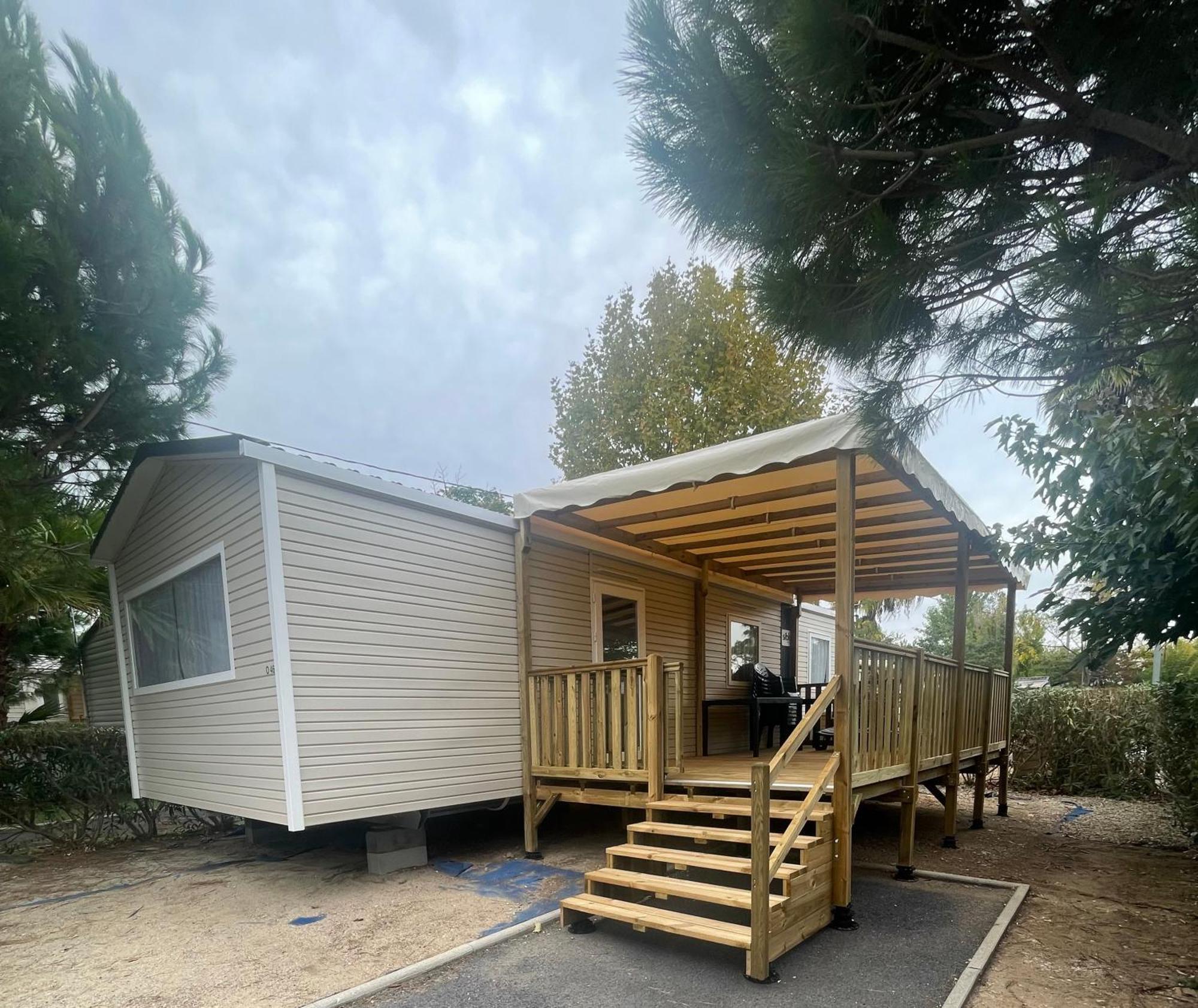 Mobil-Home Oliviers 1 Вальрас-Пляж Экстерьер фото